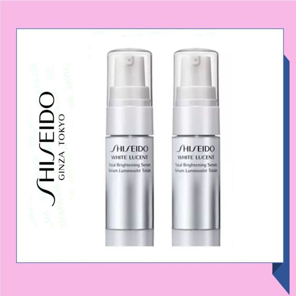 2X Shiseido White Lucent Total Brightening Serum 9ml Total 18ml New